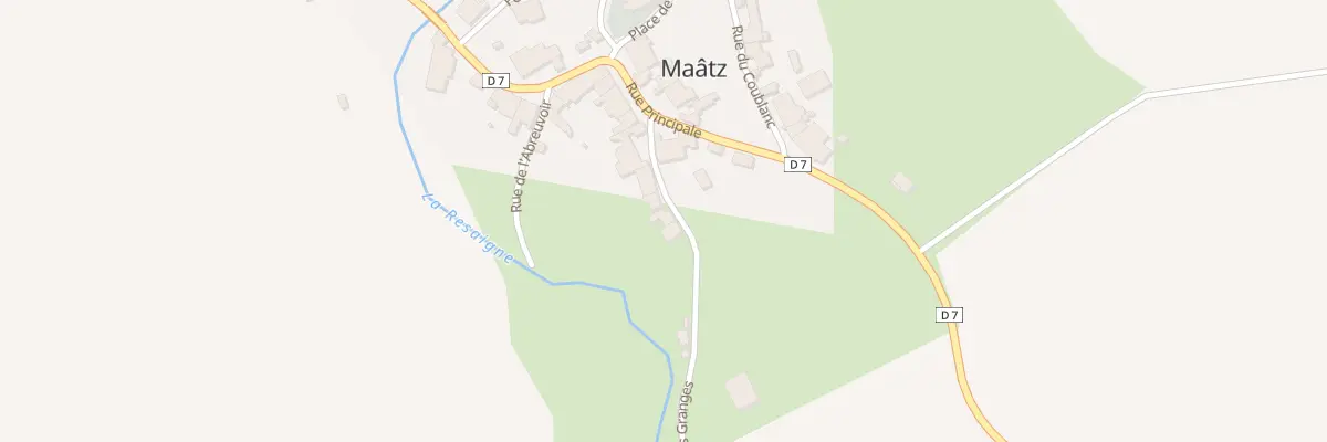 Plan du 8 Rue des Granges à Maâtz
