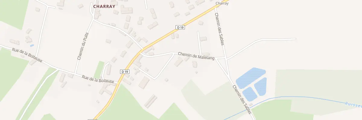 Plan du 108B Che de Maletang à Vézeronce-Curtin