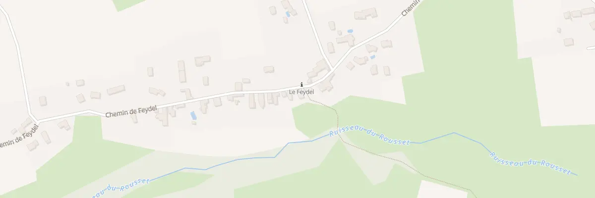 Plan du 59 Che de Feydel à Montagnieu