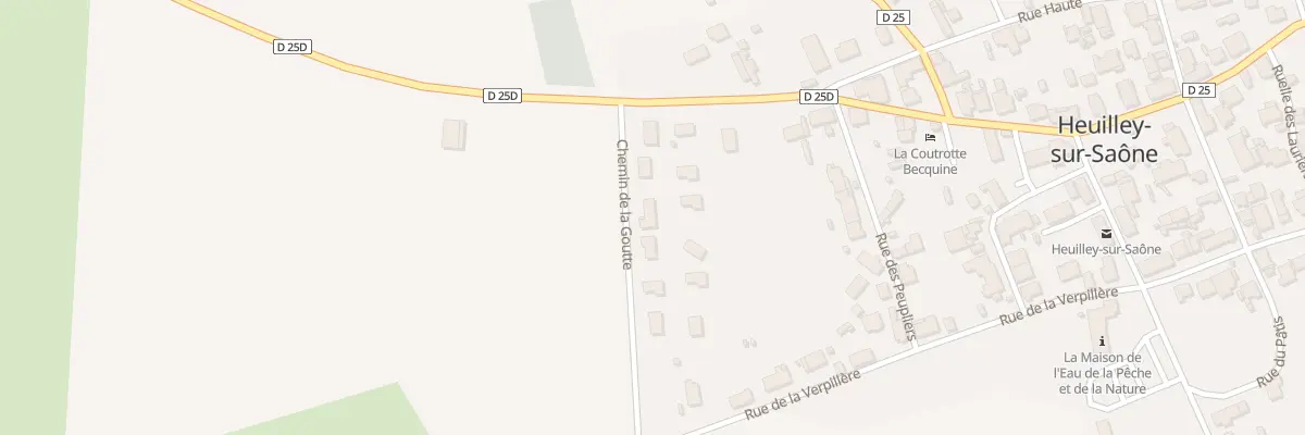 Plan du 9 Rue de la Goutte à Heuilley-sur-Saône