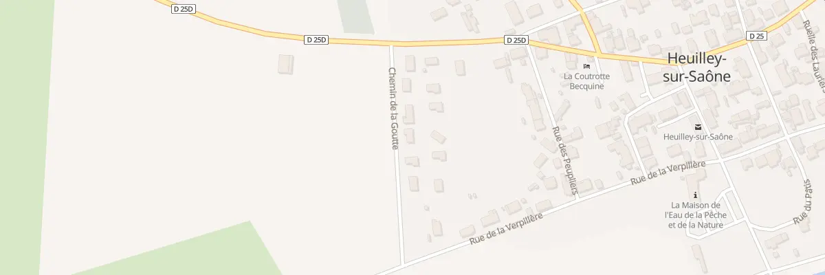 Plan du 11 Rue de la Goutte à Heuilley-sur-Saône