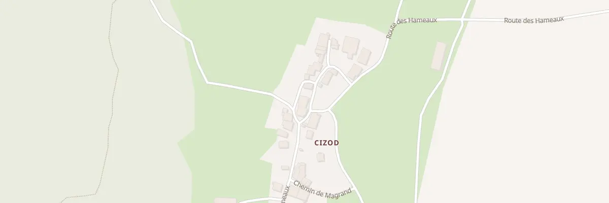 Plan du 5116 Cizod à Lagnieu