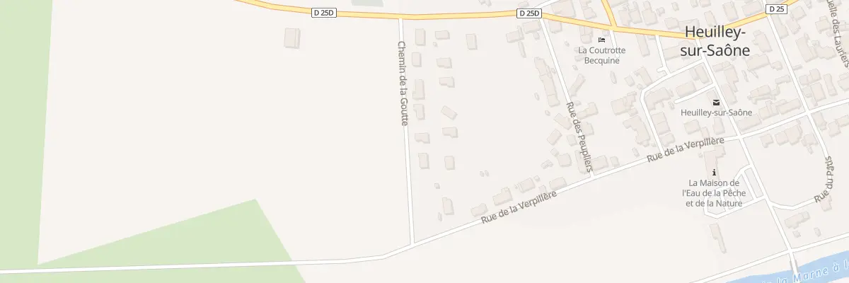 Plan du 17 Rue de la Goutte à Heuilley-sur-Saône