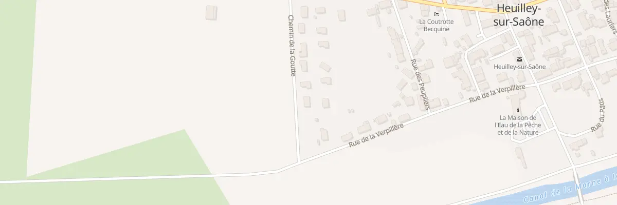 Plan du 19 Rue de la Goutte à Heuilley-sur-Saône