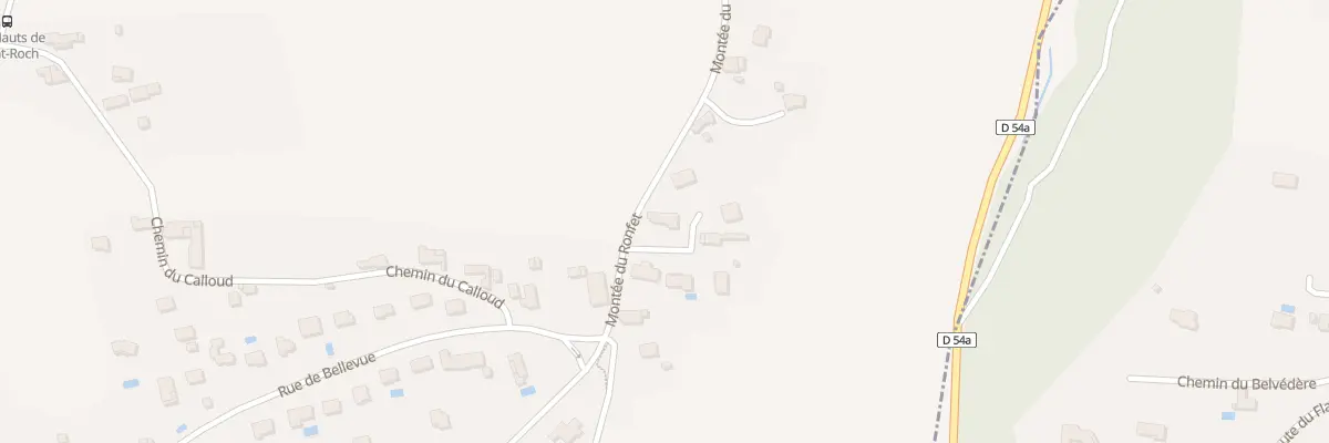 Plan du 634 Mte du Ronfet à La Tour-du-Pin