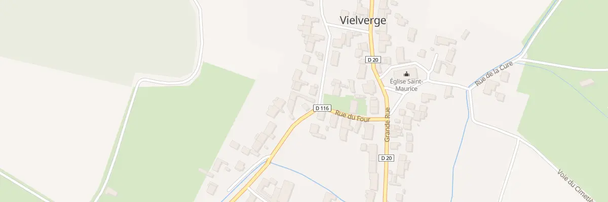 Plan du 1 Rue des Bordes à Vielverge