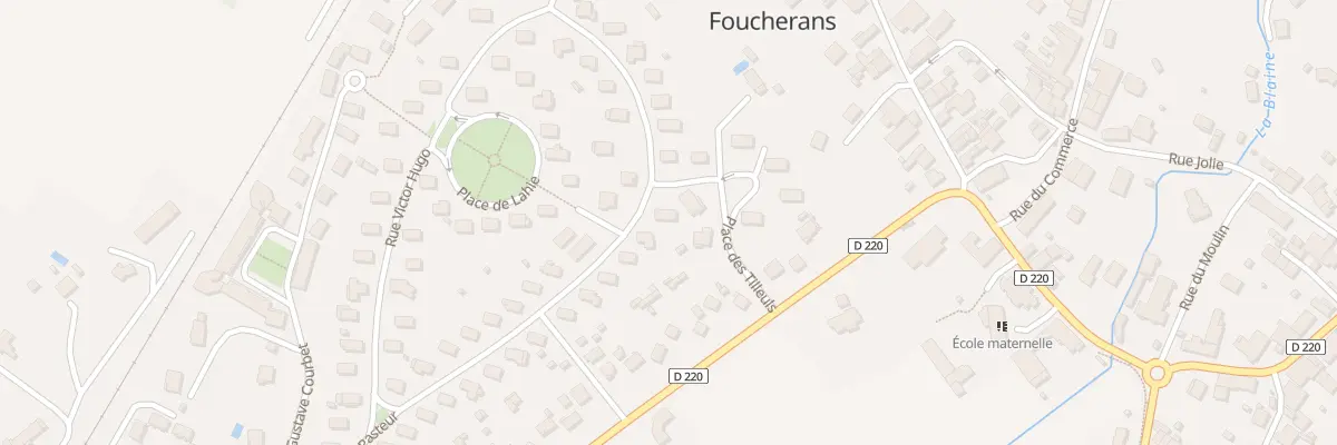 Plan du 15 Rue Pasteur à Foucherans