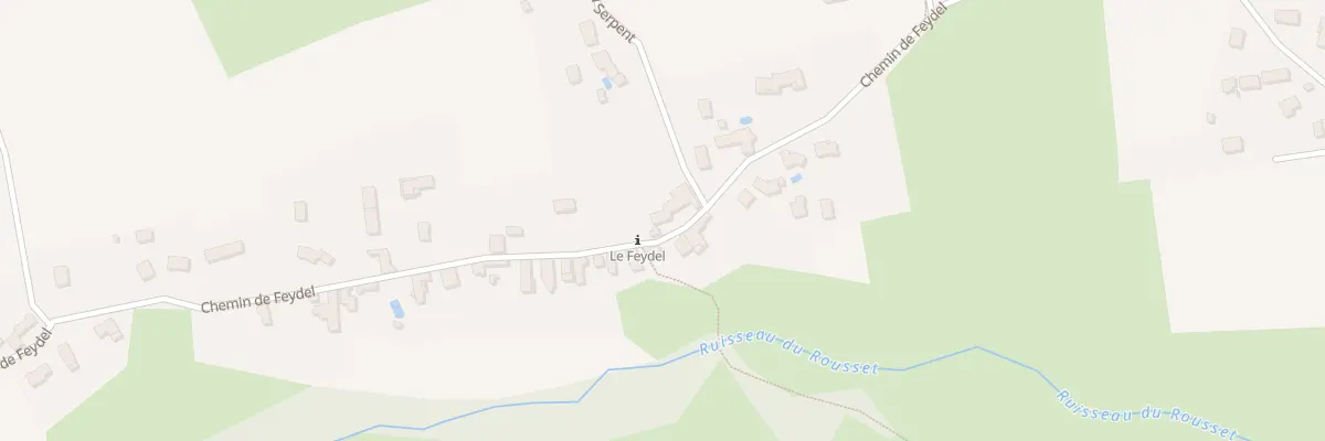 Plan du 54 Che de Feydel à Montagnieu