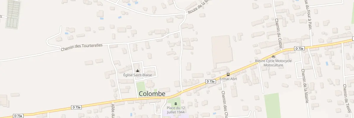 Plan du 85 Che de la Bascule à Colombe