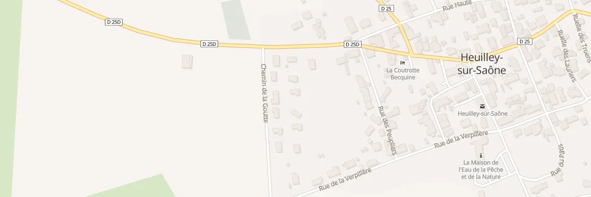 Plan du 7 Rue de la Goutte à Heuilley-sur-Saône