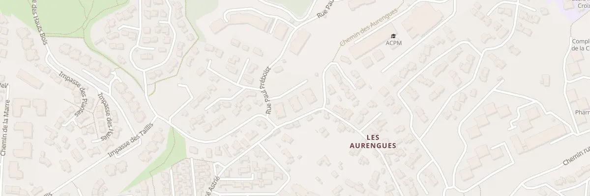 Plan du 5444F Che Aurengues à Marseille 13e Arrondissement
