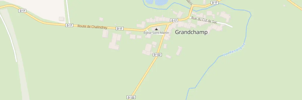 Plan du 22 Rte de Maatz à Grandchamp