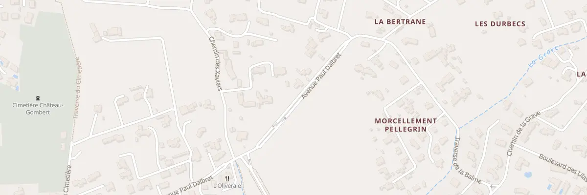 Plan du 119 Av Paul Dalbret à Marseille 13e Arrondissement