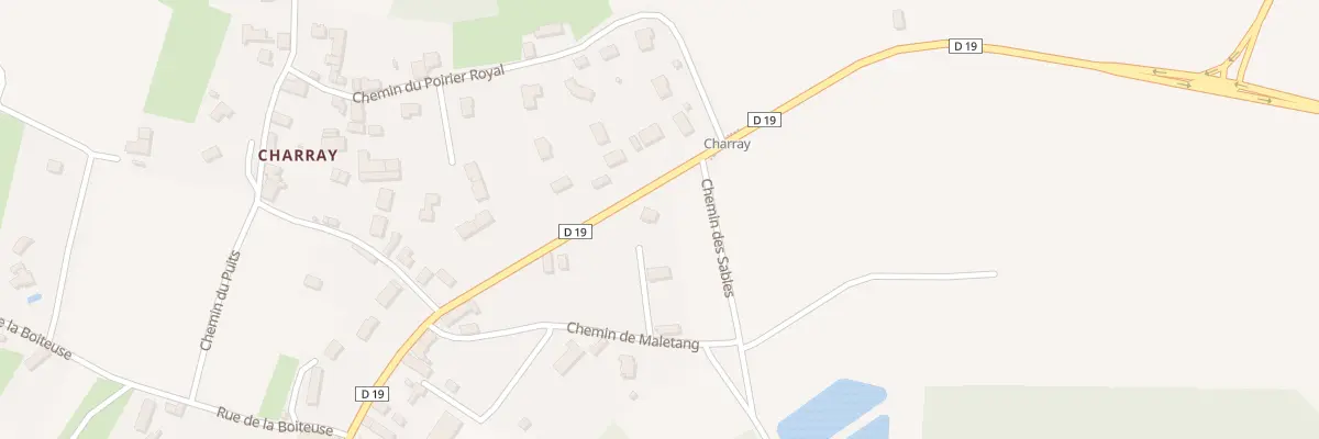 Plan du 175 Che de Maletang à Vézeronce-Curtin