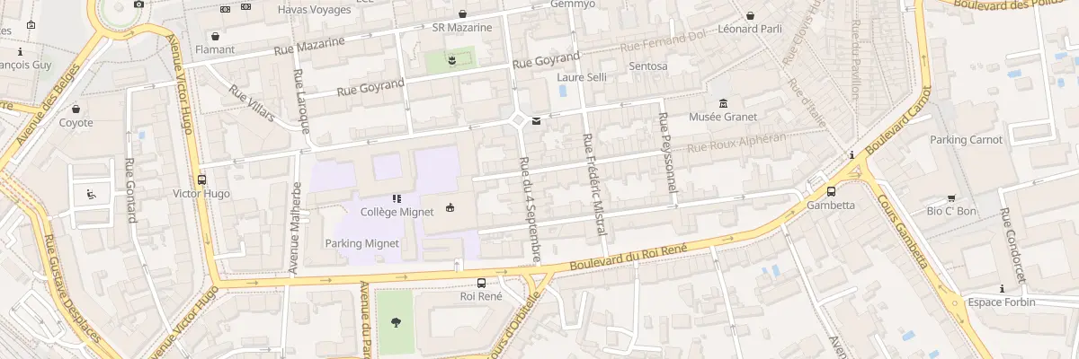 Plan du 21 Rue du Quatre septembre à Aix-en-Provence