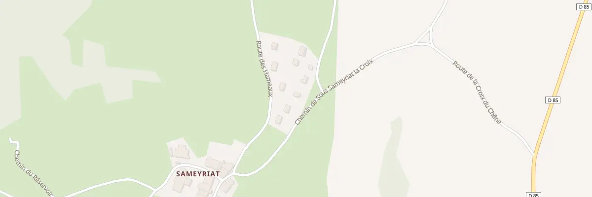 Plan du 616 Che sous Sameyriat - La Croix à Challes-la-Montagne