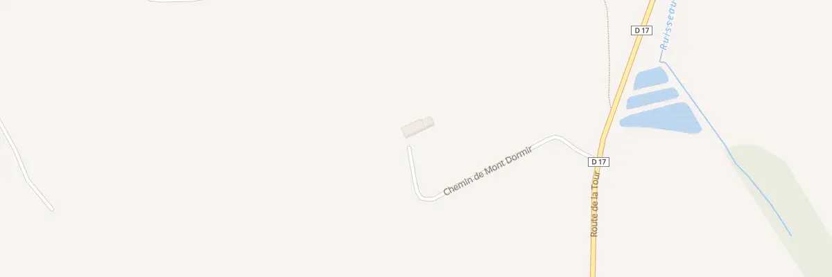 Plan du 32 Che de Mont - Dormir à Montagnieu