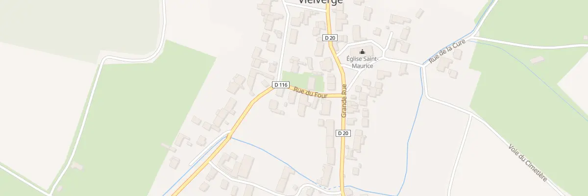 Plan du 7 Rue du Four à Vielverge