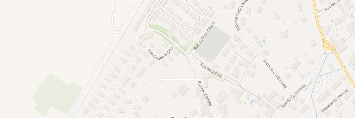 Plan du 1 Rue Claude Guyon à Foucherans