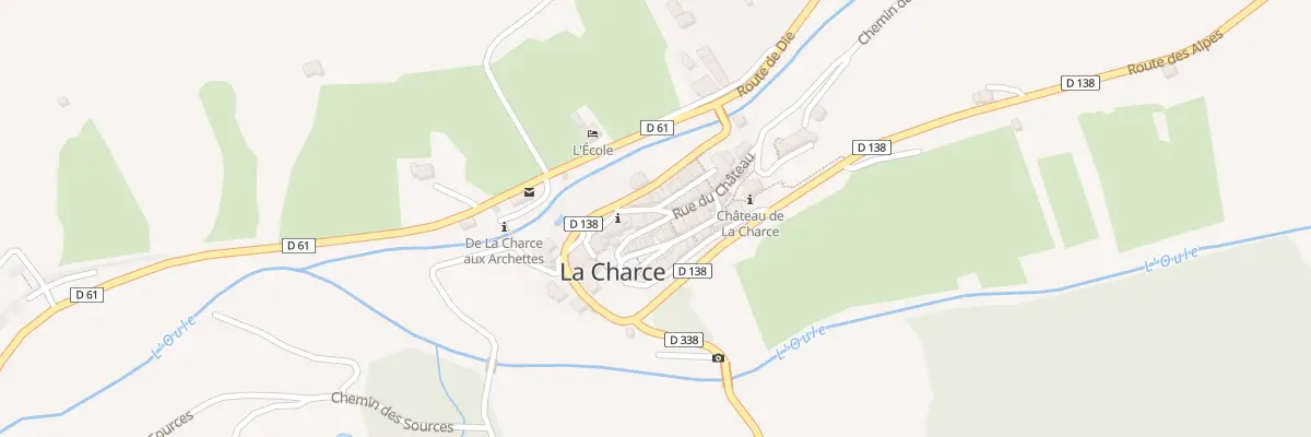 Plan du 5008 Vialle à La Charce