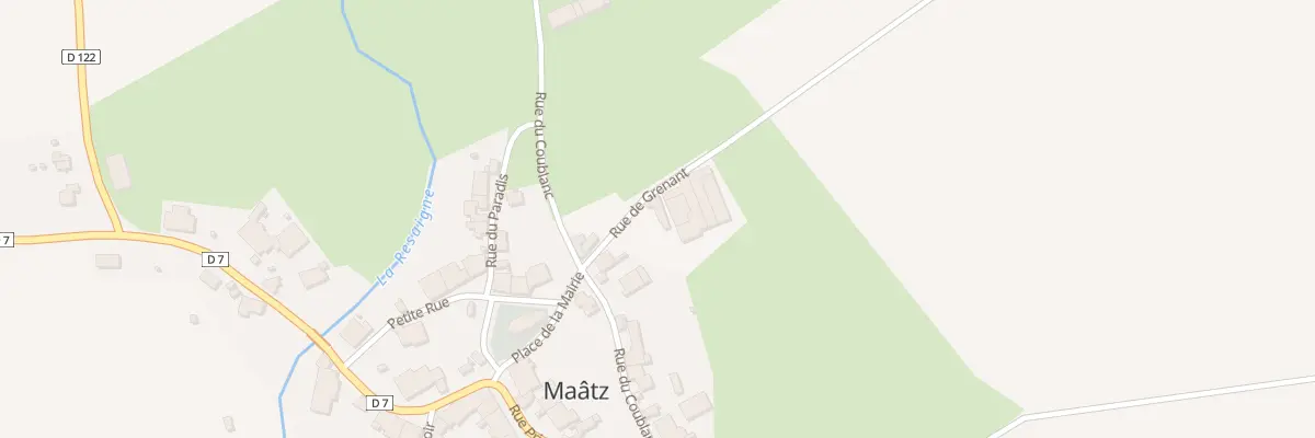 Plan du 2 Rue de Grenant à Maâtz