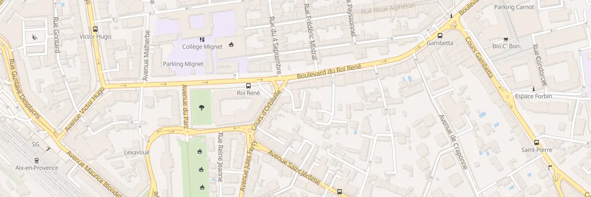 Plan du 26B Bd du Roi René à Aix-en-Provence