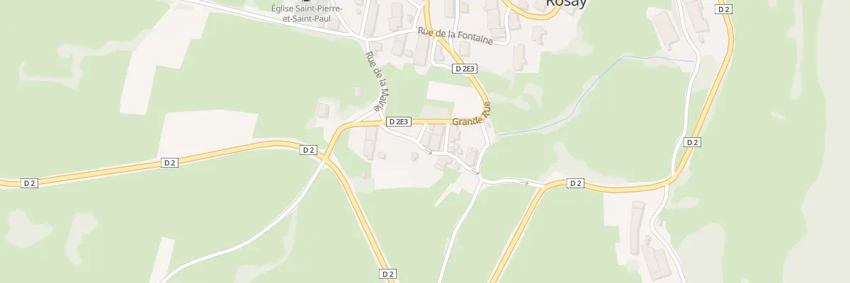 Plan du 1 Rte de l’Eaufayet à Rosay