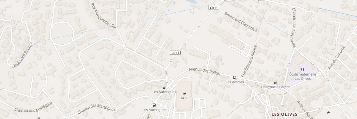 Plan du 6 Cr de la Pounche à Marseille 13e Arrondissement