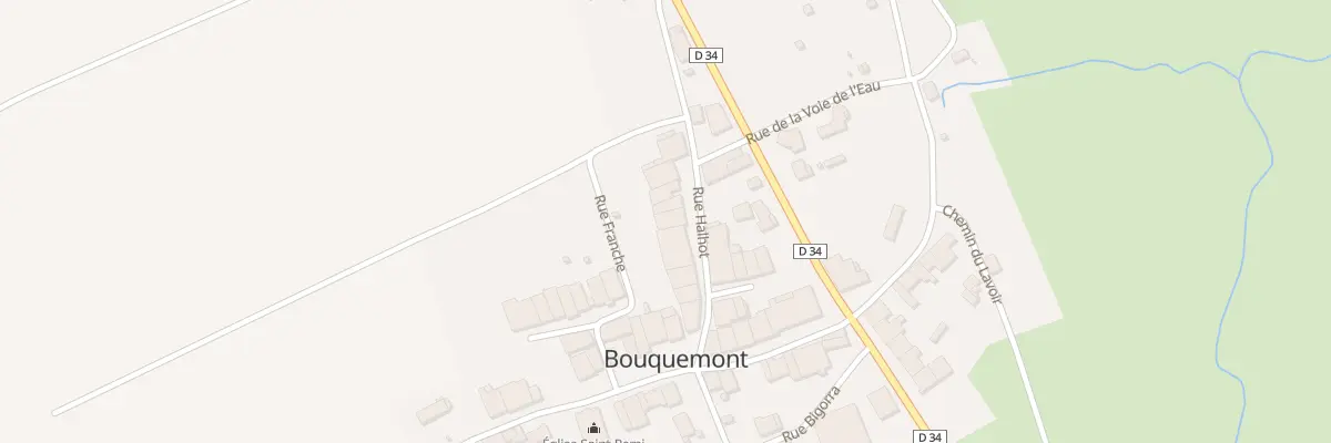 Plan du 11 Rue Halhot à Bouquemont