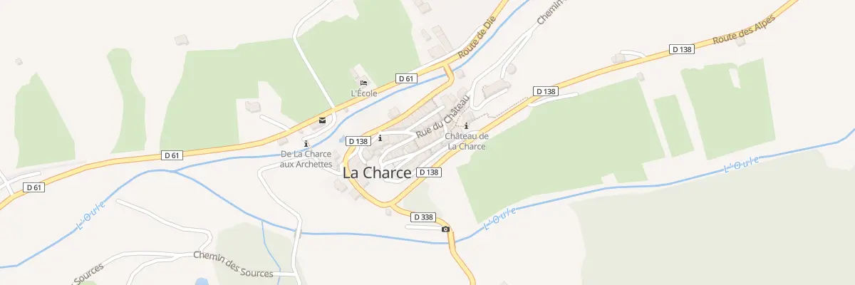 Plan du 5038 Vialle à La Charce