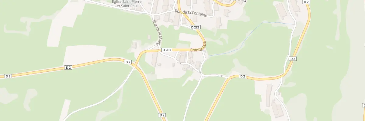 Plan du 1 Rue du Bas à Rosay