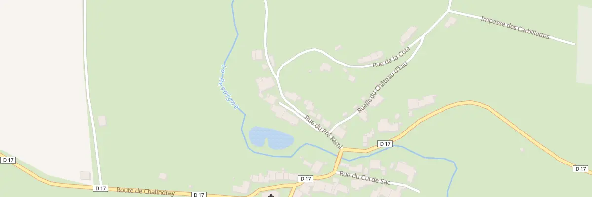 Plan de Village à Grandchamp
