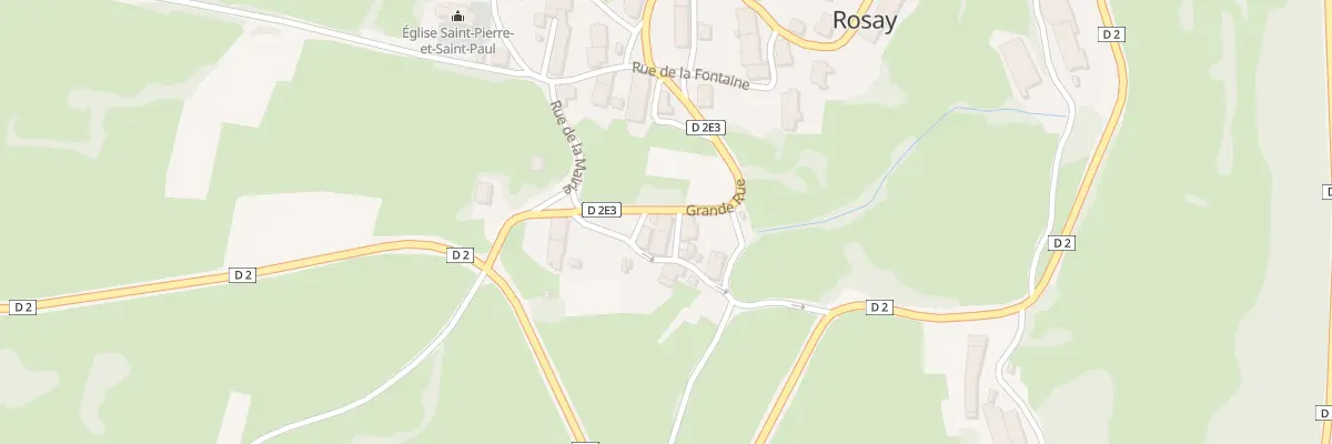 Plan du 3 Rue du Bas à Rosay