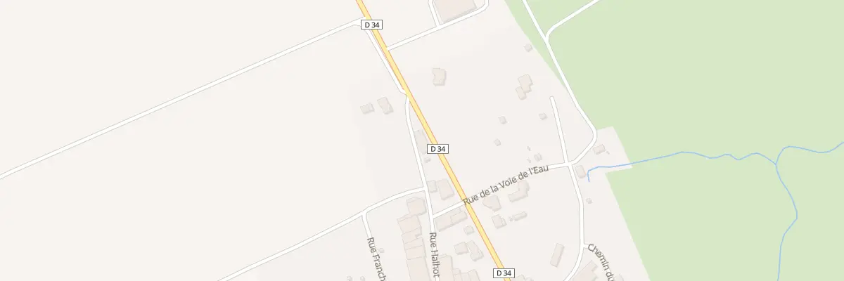 Plan du 2 Rte Departementale No 34 à Bouquemont