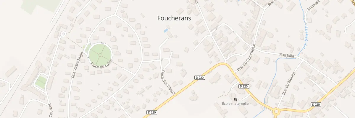 Plan du 7 Pl des Tilleuls à Foucherans