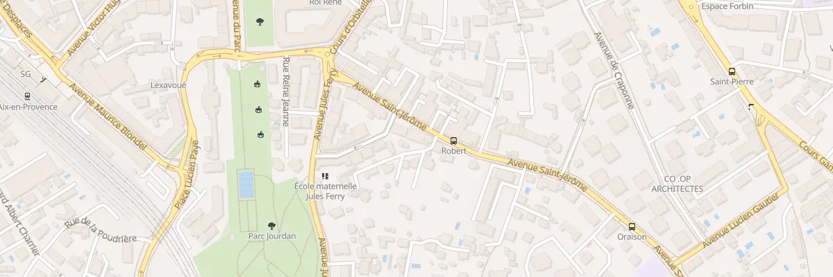 Plan du 8 Av Saint-Jérôme à Aix-en-Provence