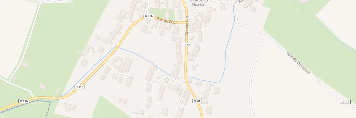 Plan du 5 Vc Grande Rue à Vielverge