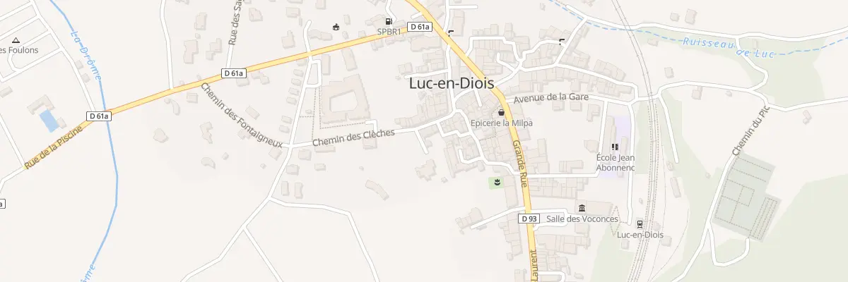 Plan du 5181 Le Village à Luc-en-Diois