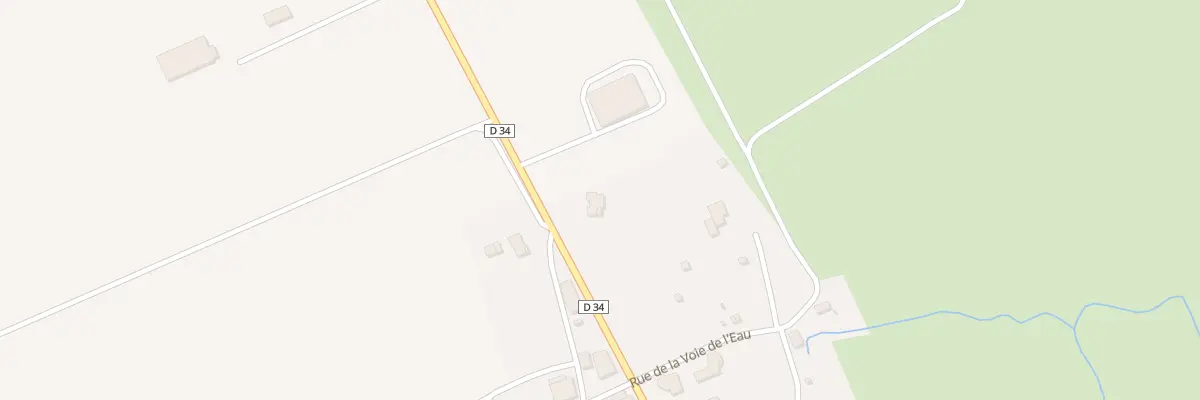 Plan du 1 Rte Departementale No 34 à Bouquemont