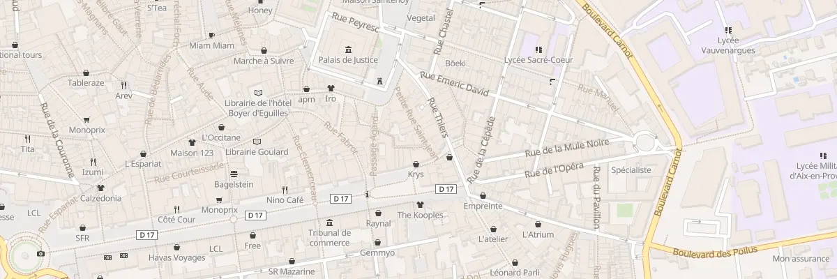 Plan du 3 Petite rue Saint-Jean à Aix-en-Provence