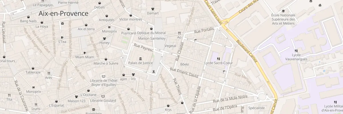 Plan du 4 Rue Chastel à Aix-en-Provence