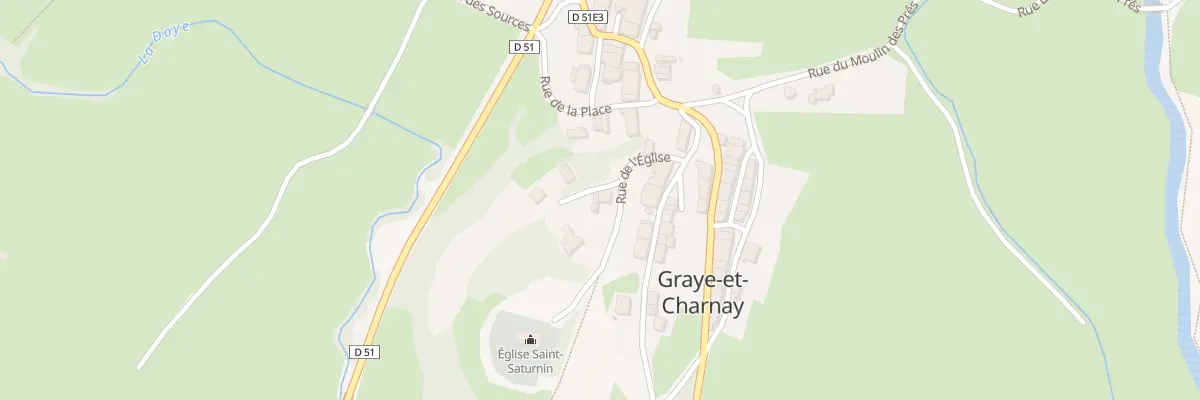 Plan du 52 Rue de l’Eglise à Graye-et-Charnay