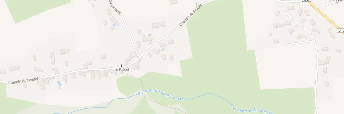 Plan du 39D Che de Feydel à Montagnieu
