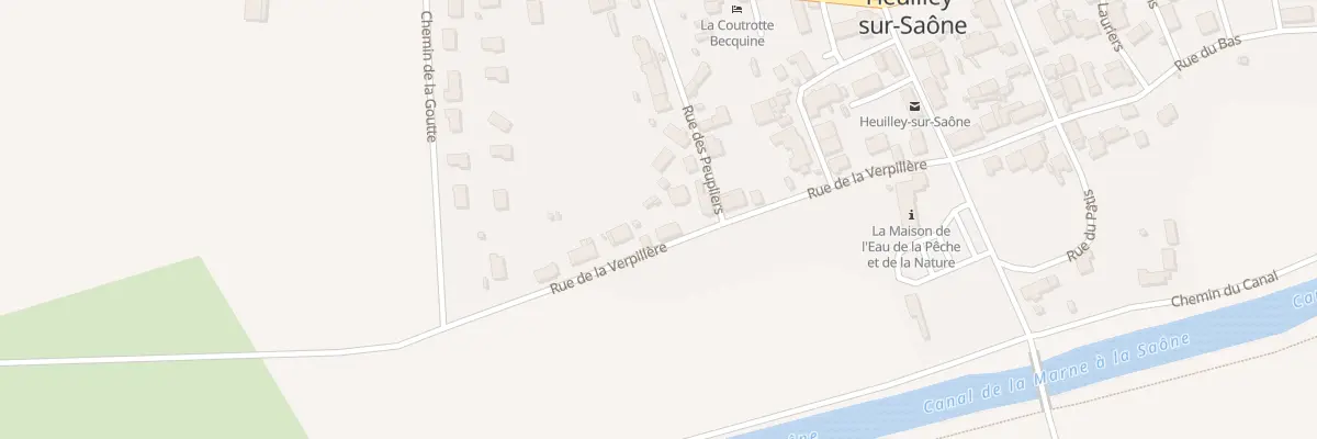 Plan du 14 Rue de la Verpillère à Heuilley-sur-Saône