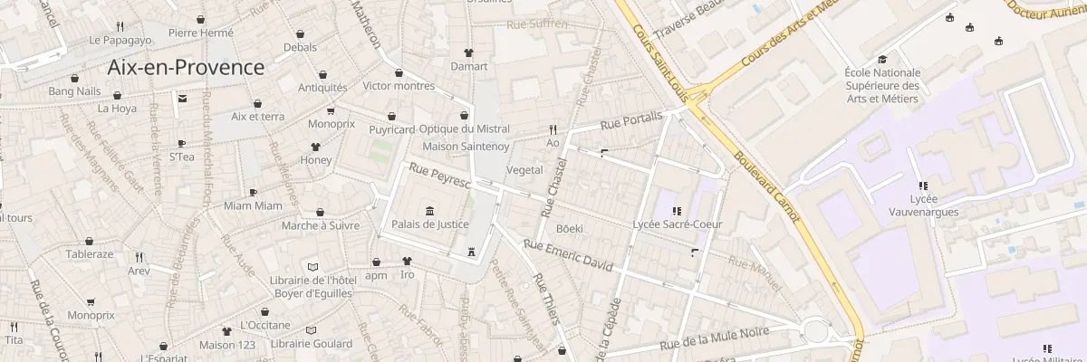 Plan du 6 Rue Chastel à Aix-en-Provence