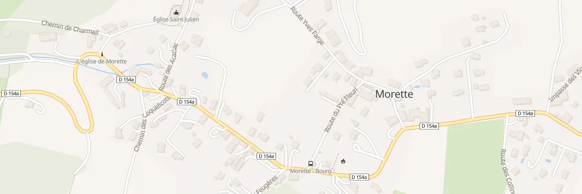 Plan du 6026 Morette à Morette