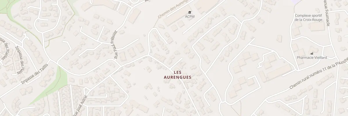Plan du 68 Che Aurengues à Marseille 13e Arrondissement