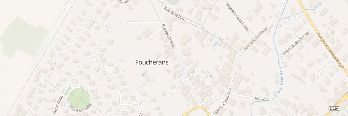 Plan du 15 Rue des Chênes à Foucherans