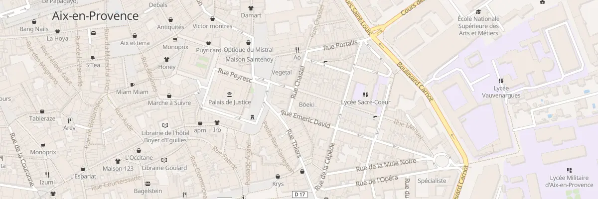 Plan du 5 Rue Chastel à Aix-en-Provence
