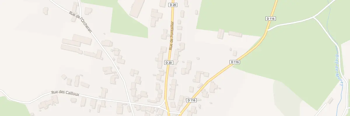 Plan du 14 Rue de Pontailler à Vielverge